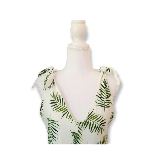 H&M Women Palm leaf bodysuit - Size L - Picture 3 of 5